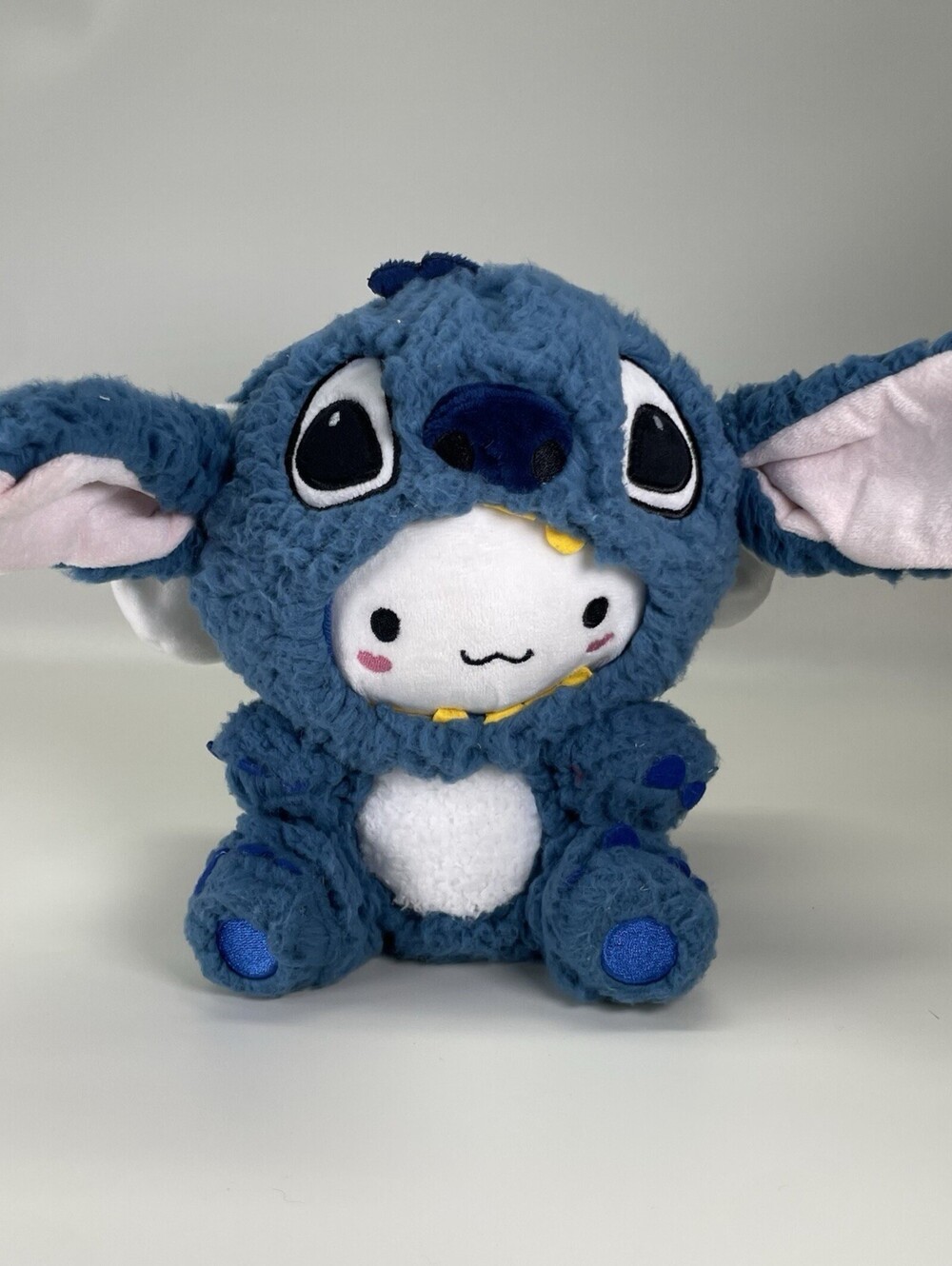 Disney Stitch x Sanrio Cinnamoroll Blue Costume Plush Stuffed Animal 8” Kawaii